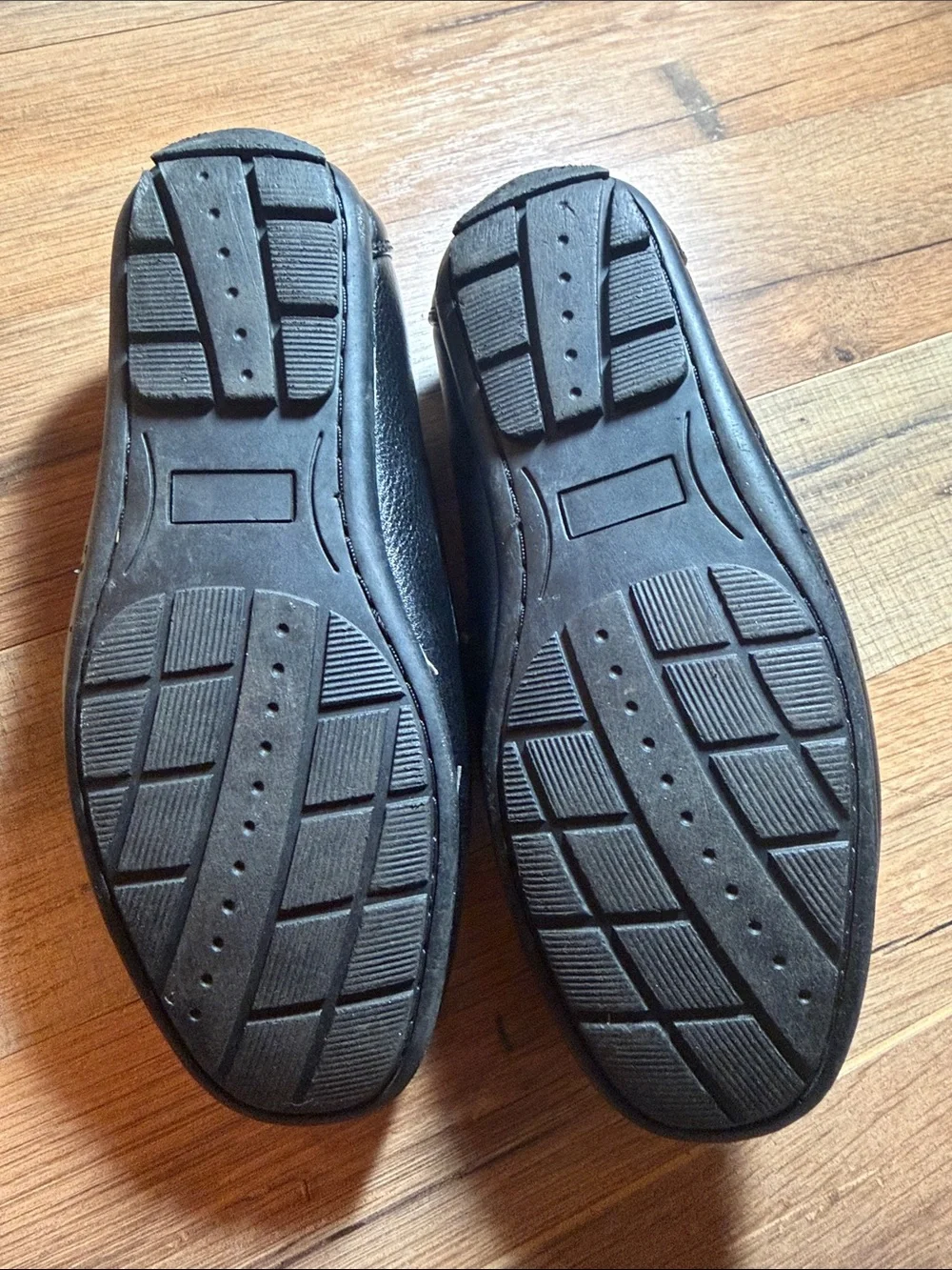 Boy’s Black Leather Driving Loafers - Steve Harvey Celebrity Edition Brand